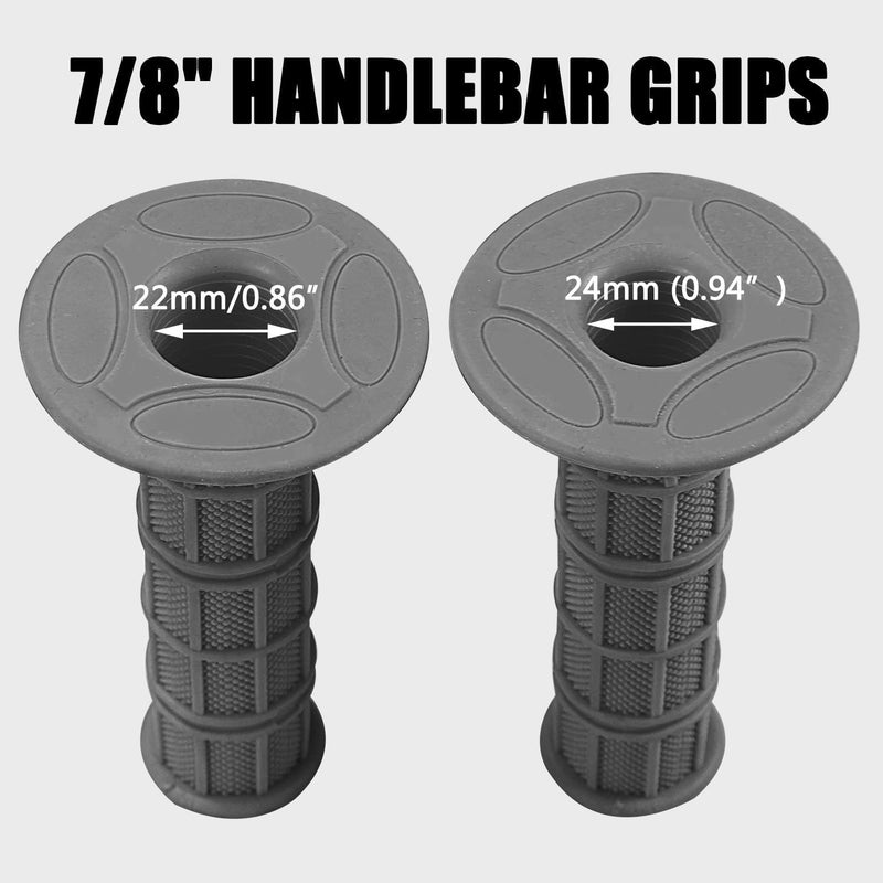 HOLATO 7/8" Handlebar Grips for 50cc-125cc CRF70 CRF80 TRX450 TTR90 TTR110 TTR125 PW80 RM80 DR650 KLX250 KLX300 KX65 SSR125 Pit Dirt Bike ATV Quad Motocross Motorcycles CT100U CT200U Mini Bike - Image 4